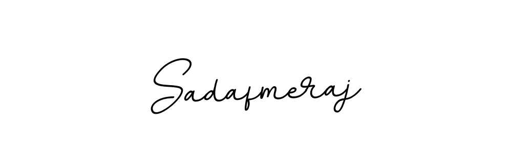 Use a signature maker to create a handwritten signature online. With this signature software, you can design (BallpointsItalic-DORy9) your own signature for name Sadafmeraj. Sadafmeraj signature style 11 images and pictures png