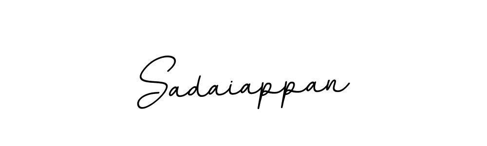 How to make Sadaiappan signature? BallpointsItalic-DORy9 is a professional autograph style. Create handwritten signature for Sadaiappan name. Sadaiappan signature style 11 images and pictures png