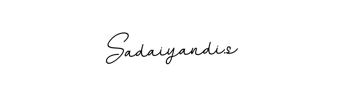 Make a beautiful signature design for name Sadaiyandi.s. With this signature (BallpointsItalic-DORy9) style, you can create a handwritten signature for free. Sadaiyandi.s signature style 11 images and pictures png