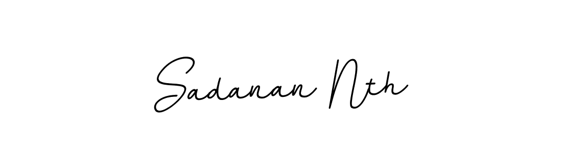 The best way (BallpointsItalic-DORy9) to make a short signature is to pick only two or three words in your name. The name Sadanan Nth include a total of six letters. For converting this name. Sadanan Nth signature style 11 images and pictures png