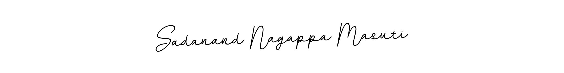 Sadanand Nagappa Masuti stylish signature style. Best Handwritten Sign (BallpointsItalic-DORy9) for my name. Handwritten Signature Collection Ideas for my name Sadanand Nagappa Masuti. Sadanand Nagappa Masuti signature style 11 images and pictures png