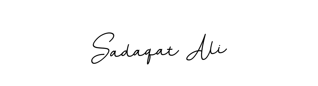 The best way (BallpointsItalic-DORy9) to make a short signature is to pick only two or three words in your name. The name Sadaqat Ali include a total of six letters. For converting this name. Sadaqat Ali signature style 11 images and pictures png