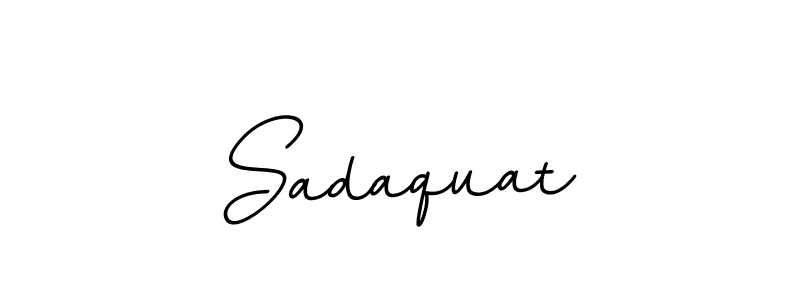 How to make Sadaquat signature? BallpointsItalic-DORy9 is a professional autograph style. Create handwritten signature for Sadaquat name. Sadaquat signature style 11 images and pictures png
