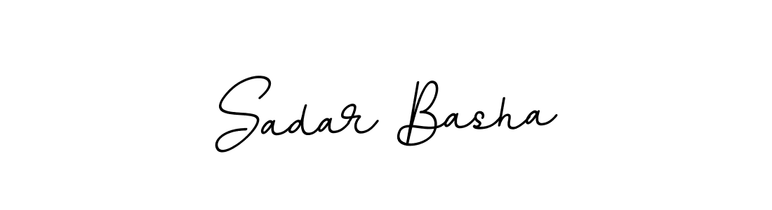 Make a beautiful signature design for name Sadar Basha. With this signature (BallpointsItalic-DORy9) style, you can create a handwritten signature for free. Sadar Basha signature style 11 images and pictures png