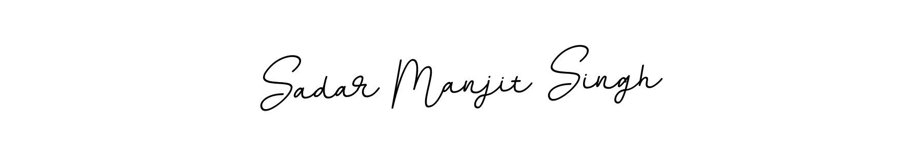 Sadar Manjit Singh stylish signature style. Best Handwritten Sign (BallpointsItalic-DORy9) for my name. Handwritten Signature Collection Ideas for my name Sadar Manjit Singh. Sadar Manjit Singh signature style 11 images and pictures png