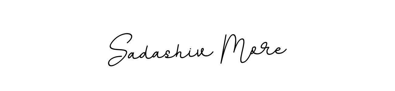 Design your own signature with our free online signature maker. With this signature software, you can create a handwritten (BallpointsItalic-DORy9) signature for name Sadashiv More. Sadashiv More signature style 11 images and pictures png