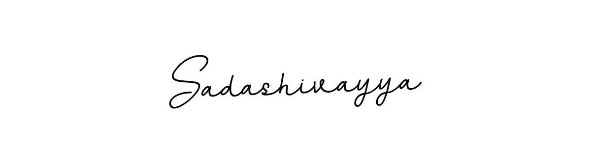 Make a beautiful signature design for name Sadashivayya. With this signature (BallpointsItalic-DORy9) style, you can create a handwritten signature for free. Sadashivayya signature style 11 images and pictures png