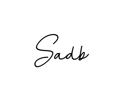 Make a beautiful signature design for name Sadb. With this signature (BallpointsItalic-DORy9) style, you can create a handwritten signature for free. Sadb signature style 11 images and pictures png