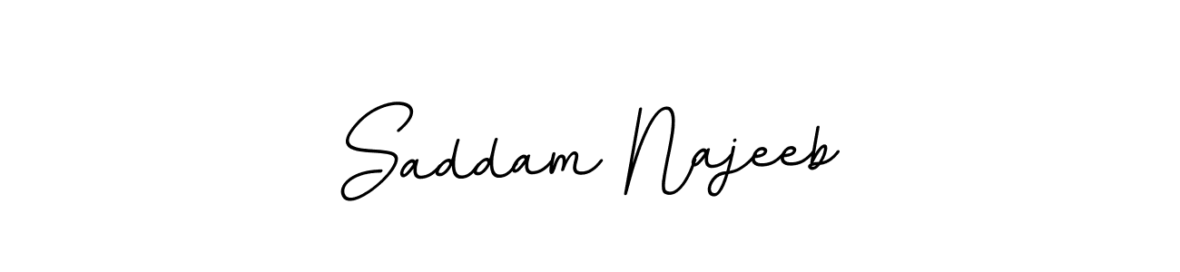 How to make Saddam Najeeb signature? BallpointsItalic-DORy9 is a professional autograph style. Create handwritten signature for Saddam Najeeb name. Saddam Najeeb signature style 11 images and pictures png