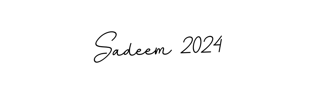 Create a beautiful signature design for name Sadeem 2024. With this signature (BallpointsItalic-DORy9) fonts, you can make a handwritten signature for free. Sadeem 2024 signature style 11 images and pictures png