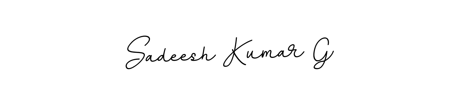 Similarly BallpointsItalic-DORy9 is the best handwritten signature design. Signature creator online .You can use it as an online autograph creator for name Sadeesh Kumar G. Sadeesh Kumar G signature style 11 images and pictures png