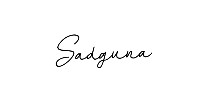 BallpointsItalic-DORy9 is a professional signature style that is perfect for those who want to add a touch of class to their signature. It is also a great choice for those who want to make their signature more unique. Get Sadguna name to fancy signature for free. Sadguna signature style 11 images and pictures png