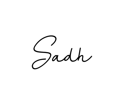 Make a beautiful signature design for name Sadh. With this signature (BallpointsItalic-DORy9) style, you can create a handwritten signature for free. Sadh signature style 11 images and pictures png