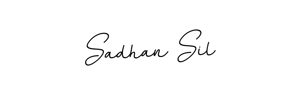 How to make Sadhan Sil signature? BallpointsItalic-DORy9 is a professional autograph style. Create handwritten signature for Sadhan Sil name. Sadhan Sil signature style 11 images and pictures png