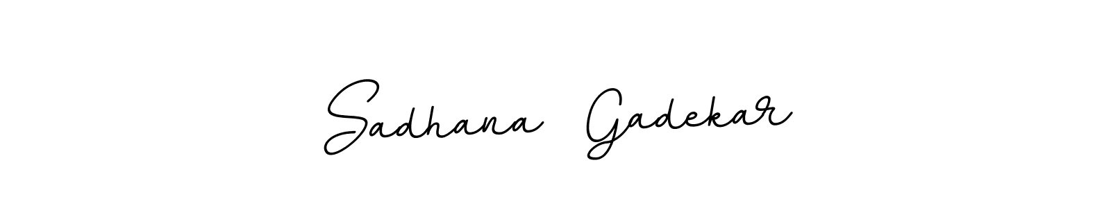 This is the best signature style for the Sadhana  Gadekar name. Also you like these signature font (BallpointsItalic-DORy9). Mix name signature. Sadhana  Gadekar signature style 11 images and pictures png