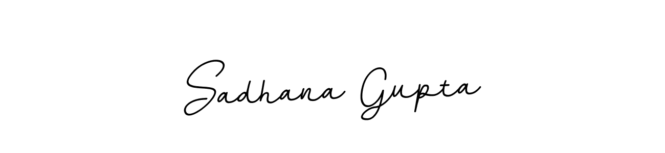 You should practise on your own different ways (BallpointsItalic-DORy9) to write your name (Sadhana Gupta) in signature. don't let someone else do it for you. Sadhana Gupta signature style 11 images and pictures png