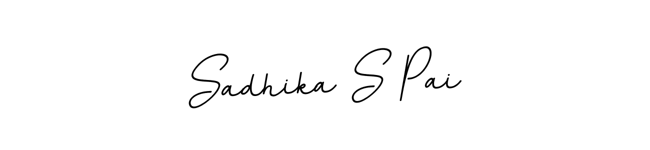 Also You can easily find your signature by using the search form. We will create Sadhika S Pai name handwritten signature images for you free of cost using BallpointsItalic-DORy9 sign style. Sadhika S Pai signature style 11 images and pictures png