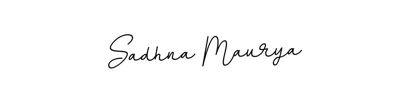 Sadhna Maurya stylish signature style. Best Handwritten Sign (BallpointsItalic-DORy9) for my name. Handwritten Signature Collection Ideas for my name Sadhna Maurya. Sadhna Maurya signature style 11 images and pictures png