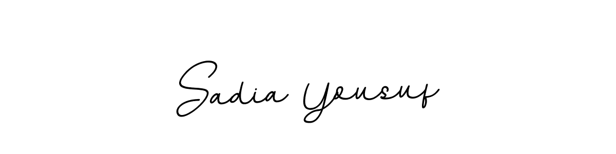 It looks lik you need a new signature style for name Sadia Yousuf. Design unique handwritten (BallpointsItalic-DORy9) signature with our free signature maker in just a few clicks. Sadia Yousuf signature style 11 images and pictures png