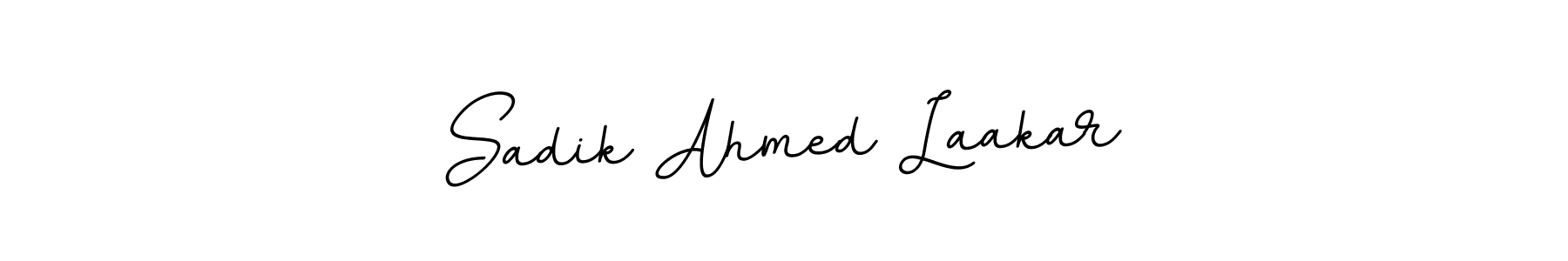 Also we have Sadik Ahmed Laakar name is the best signature style. Create professional handwritten signature collection using BallpointsItalic-DORy9 autograph style. Sadik Ahmed Laakar signature style 11 images and pictures png