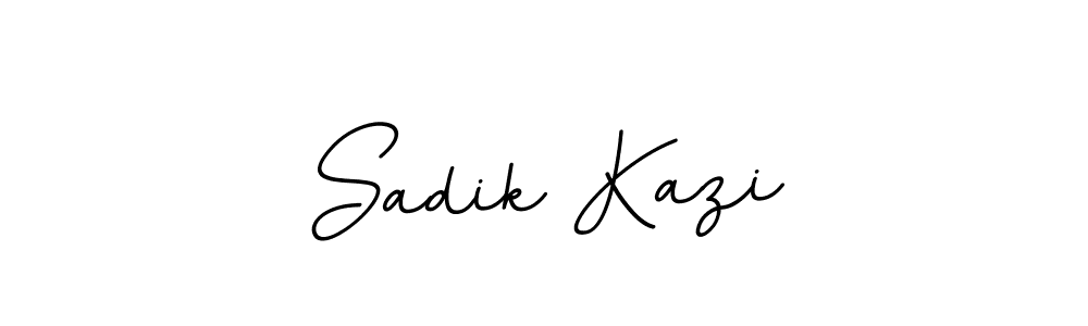 It looks lik you need a new signature style for name Sadik Kazi. Design unique handwritten (BallpointsItalic-DORy9) signature with our free signature maker in just a few clicks. Sadik Kazi signature style 11 images and pictures png