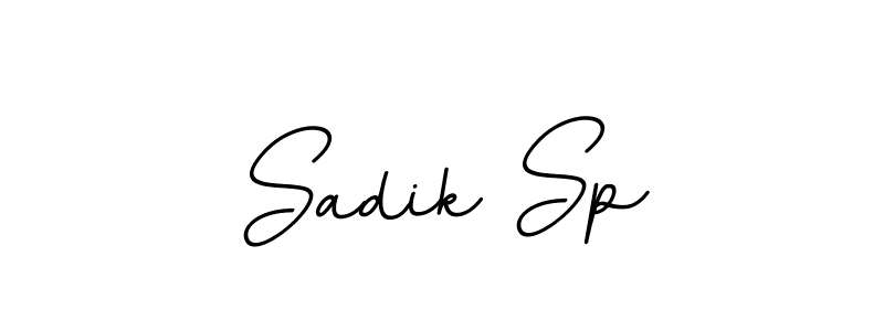 Design your own signature with our free online signature maker. With this signature software, you can create a handwritten (BallpointsItalic-DORy9) signature for name Sadik Sp. Sadik Sp signature style 11 images and pictures png