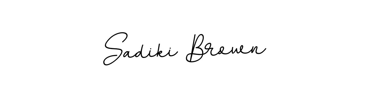 Also we have Sadiki Brown name is the best signature style. Create professional handwritten signature collection using BallpointsItalic-DORy9 autograph style. Sadiki Brown signature style 11 images and pictures png