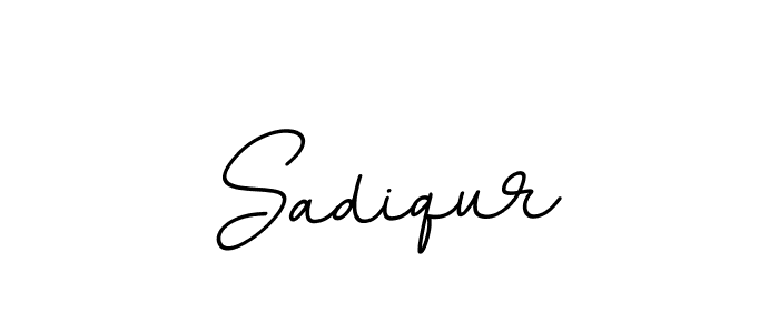 How to make Sadiqur name signature. Use BallpointsItalic-DORy9 style for creating short signs online. This is the latest handwritten sign. Sadiqur signature style 11 images and pictures png