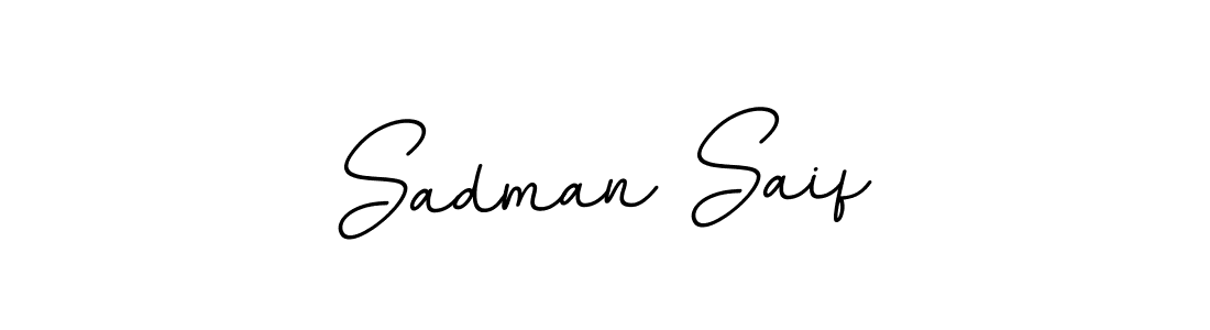 BallpointsItalic-DORy9 is a professional signature style that is perfect for those who want to add a touch of class to their signature. It is also a great choice for those who want to make their signature more unique. Get Sadman Saif name to fancy signature for free. Sadman Saif signature style 11 images and pictures png