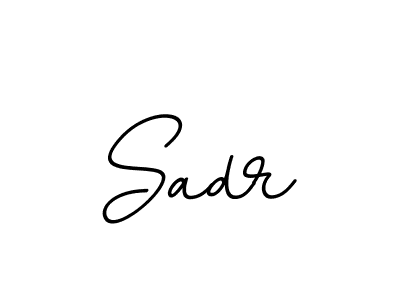 Design your own signature with our free online signature maker. With this signature software, you can create a handwritten (BallpointsItalic-DORy9) signature for name Sadr. Sadr signature style 11 images and pictures png