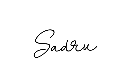 Sadru stylish signature style. Best Handwritten Sign (BallpointsItalic-DORy9) for my name. Handwritten Signature Collection Ideas for my name Sadru. Sadru signature style 11 images and pictures png