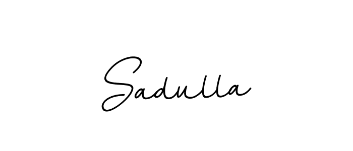 Create a beautiful signature design for name Sadulla. With this signature (BallpointsItalic-DORy9) fonts, you can make a handwritten signature for free. Sadulla signature style 11 images and pictures png