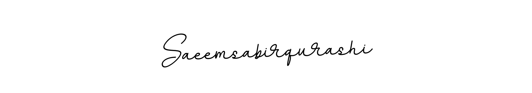 Use a signature maker to create a handwritten signature online. With this signature software, you can design (BallpointsItalic-DORy9) your own signature for name Saeemsabirqurashi. Saeemsabirqurashi signature style 11 images and pictures png