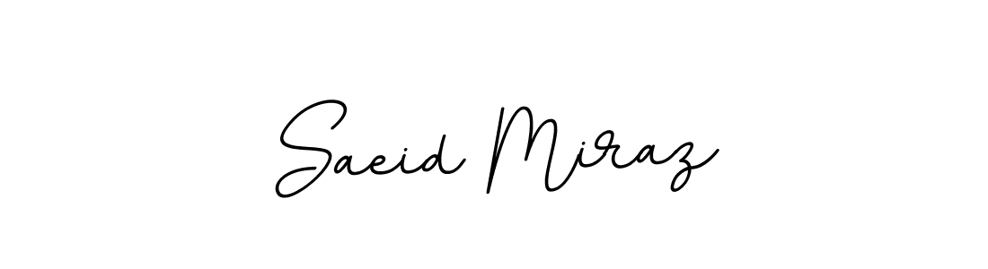 This is the best signature style for the Saeid Miraz name. Also you like these signature font (BallpointsItalic-DORy9). Mix name signature. Saeid Miraz signature style 11 images and pictures png