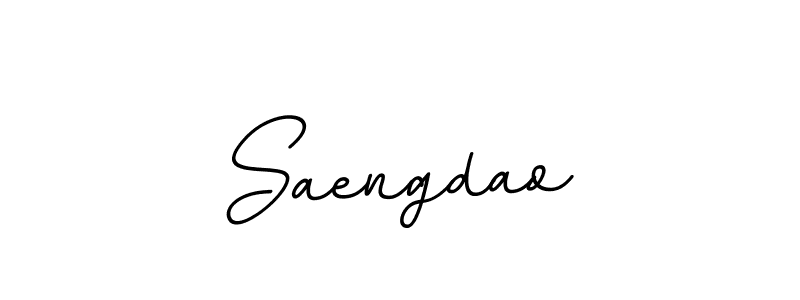 Saengdao stylish signature style. Best Handwritten Sign (BallpointsItalic-DORy9) for my name. Handwritten Signature Collection Ideas for my name Saengdao. Saengdao signature style 11 images and pictures png