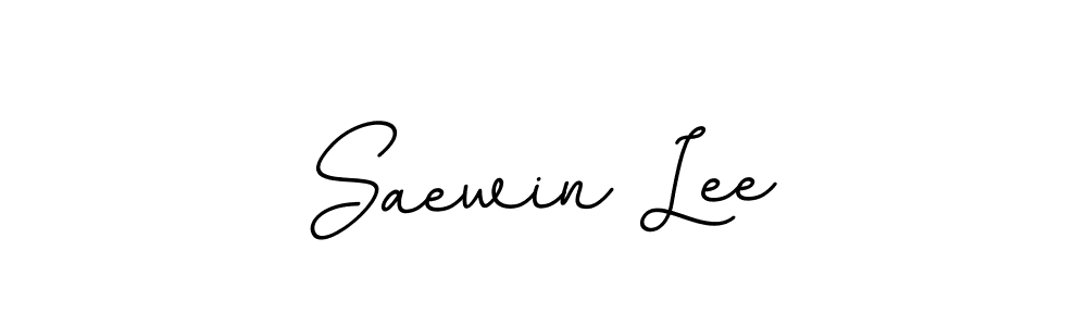 The best way (BallpointsItalic-DORy9) to make a short signature is to pick only two or three words in your name. The name Saewin Lee include a total of six letters. For converting this name. Saewin Lee signature style 11 images and pictures png