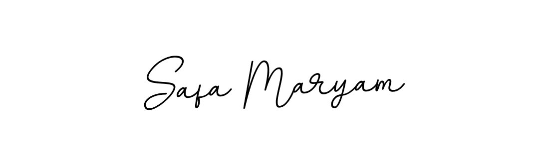 Create a beautiful signature design for name Safa Maryam. With this signature (BallpointsItalic-DORy9) fonts, you can make a handwritten signature for free. Safa Maryam signature style 11 images and pictures png