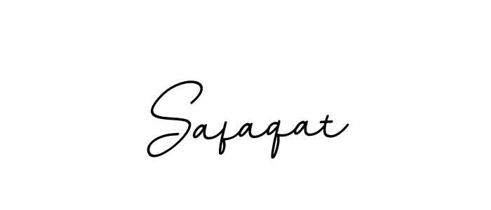 Create a beautiful signature design for name Safaqat. With this signature (BallpointsItalic-DORy9) fonts, you can make a handwritten signature for free. Safaqat signature style 11 images and pictures png