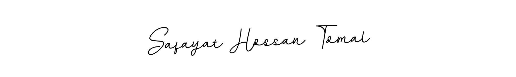 Make a beautiful signature design for name Safayat Hossan Tomal. With this signature (BallpointsItalic-DORy9) style, you can create a handwritten signature for free. Safayat Hossan Tomal signature style 11 images and pictures png