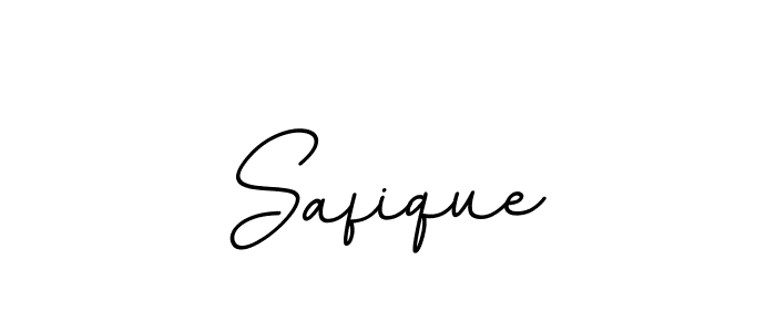 Create a beautiful signature design for name Safique. With this signature (BallpointsItalic-DORy9) fonts, you can make a handwritten signature for free. Safique signature style 11 images and pictures png