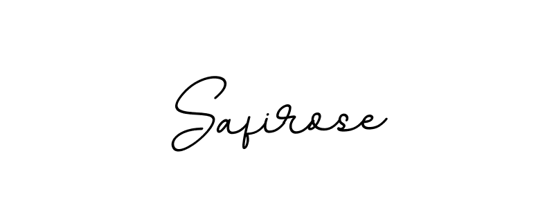 Create a beautiful signature design for name Safirose. With this signature (BallpointsItalic-DORy9) fonts, you can make a handwritten signature for free. Safirose signature style 11 images and pictures png