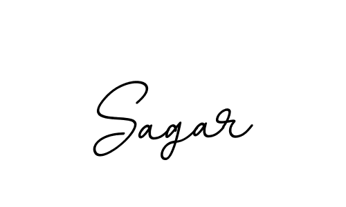 Use a signature maker to create a handwritten signature online. With this signature software, you can design (BallpointsItalic-DORy9) your own signature for name Sagar. Sagar signature style 11 images and pictures png