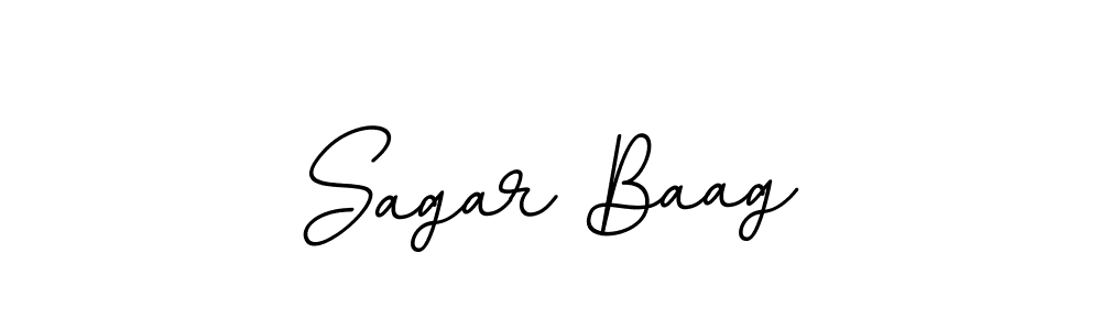 Make a beautiful signature design for name Sagar Baag. With this signature (BallpointsItalic-DORy9) style, you can create a handwritten signature for free. Sagar Baag signature style 11 images and pictures png