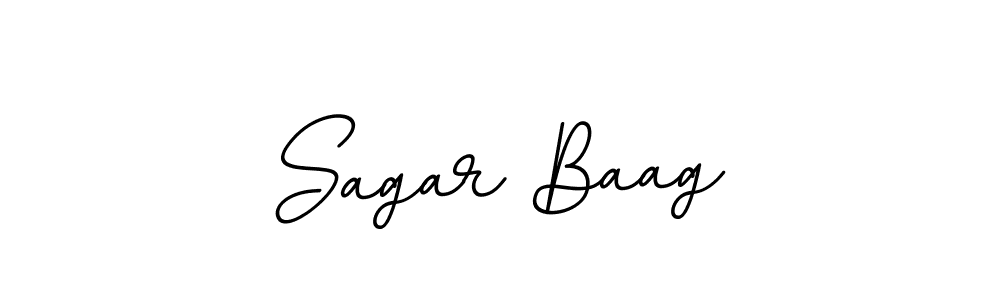 Create a beautiful signature design for name Sagar Baag. With this signature (BallpointsItalic-DORy9) fonts, you can make a handwritten signature for free. Sagar Baag signature style 11 images and pictures png