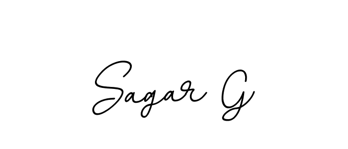 This is the best signature style for the Sagar G name. Also you like these signature font (BallpointsItalic-DORy9). Mix name signature. Sagar G signature style 11 images and pictures png