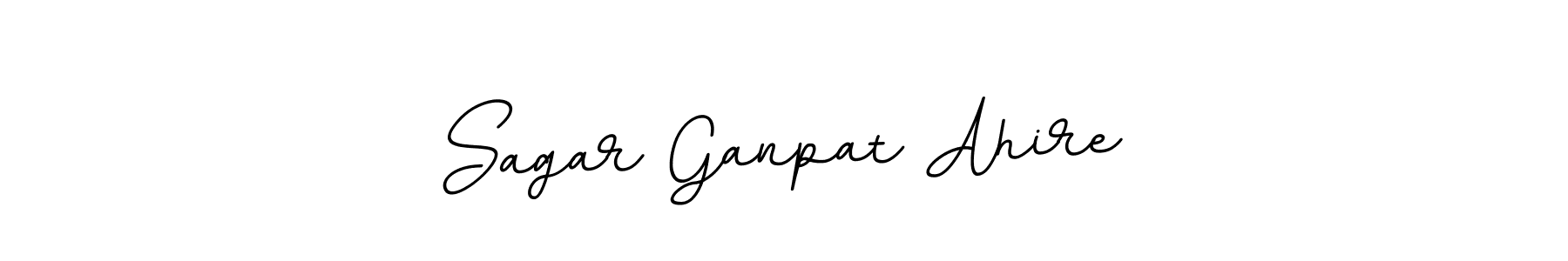 Design your own signature with our free online signature maker. With this signature software, you can create a handwritten (BallpointsItalic-DORy9) signature for name Sagar Ganpat Ahire. Sagar Ganpat Ahire signature style 11 images and pictures png