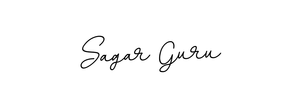 Design your own signature with our free online signature maker. With this signature software, you can create a handwritten (BallpointsItalic-DORy9) signature for name Sagar Guru. Sagar Guru signature style 11 images and pictures png