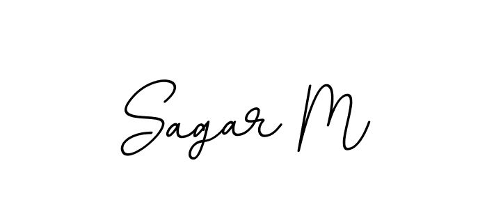 It looks lik you need a new signature style for name Sagar M. Design unique handwritten (BallpointsItalic-DORy9) signature with our free signature maker in just a few clicks. Sagar M signature style 11 images and pictures png