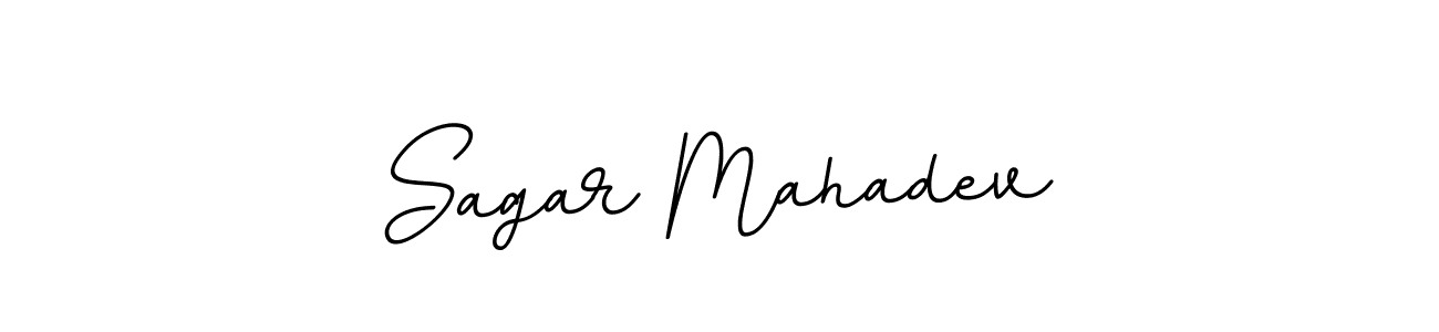 Sagar Mahadev stylish signature style. Best Handwritten Sign (BallpointsItalic-DORy9) for my name. Handwritten Signature Collection Ideas for my name Sagar Mahadev. Sagar Mahadev signature style 11 images and pictures png