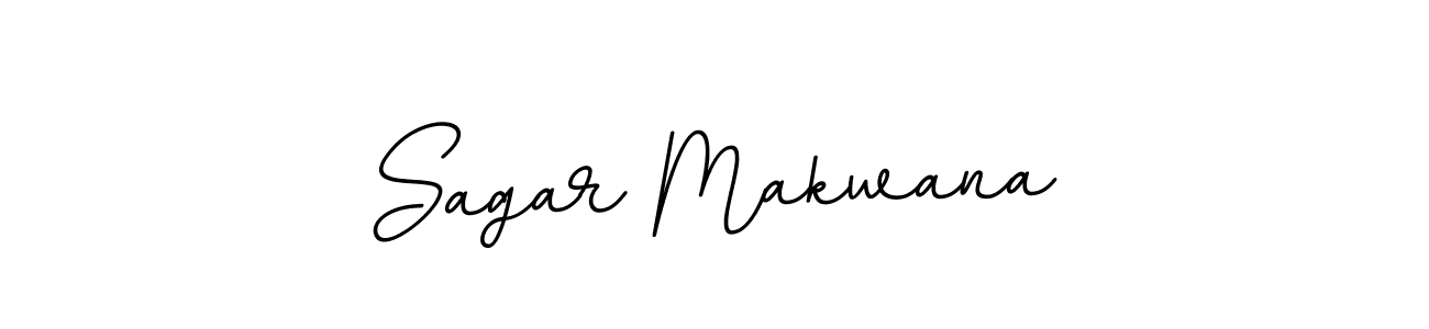 This is the best signature style for the Sagar Makwana name. Also you like these signature font (BallpointsItalic-DORy9). Mix name signature. Sagar Makwana signature style 11 images and pictures png